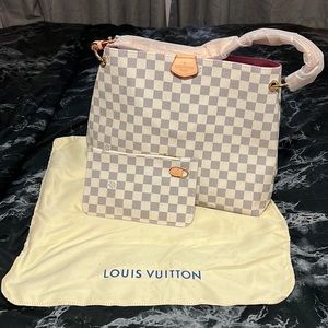 Louis Vuitton medium handbag with coin purse